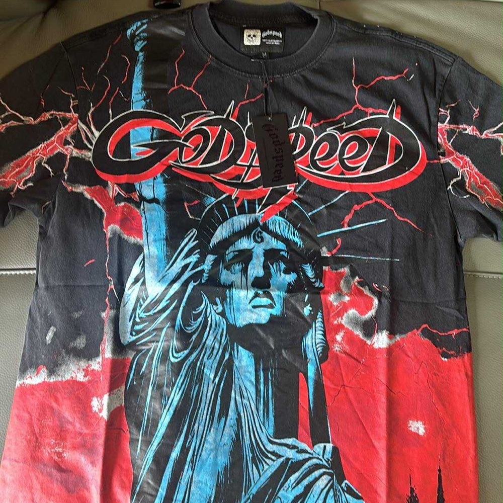 Black and Red Graphic Tee